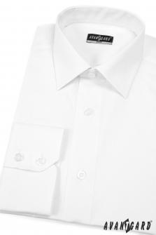 Pánská košile SLIM - V1-bílá
