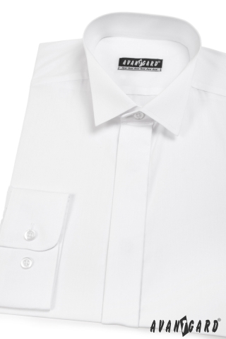 Pánská košile FRAKOVKA - V1-bílá