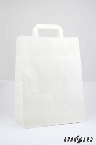 Papírová taška - Bílá