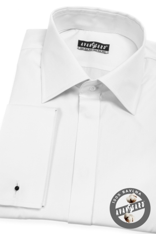 Pánská košile AVANTGARD LUX MK - Bílá