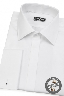 Pánská košile AVANTGARD LUX MK - Bílá