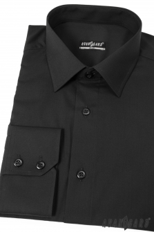 Pánská košile SLIM - V23-černá
