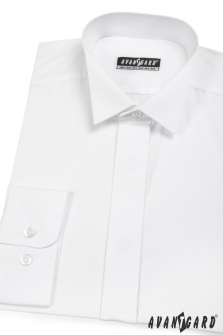 Pánská košile FRAKOVKA - V1-bílá