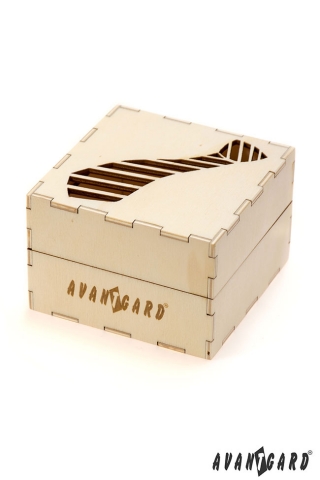 Dřevěná dárková krabička - Přírodní dřevo