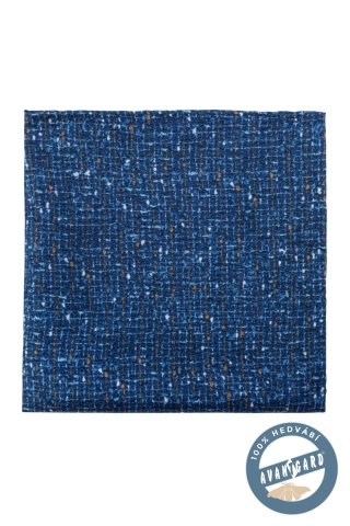 Kapesníček hedvábný PREMIUM - Modrá