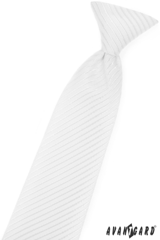Chlapecká kravata - Bílá