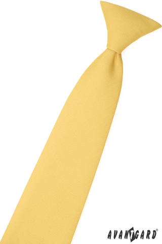 Chlapecká kravata - Žlutá