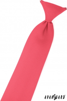 Chlapecká kravata - Korálová