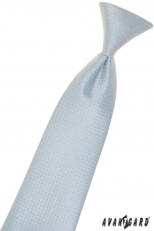 Chlapecká kravata - Modrá/stříbrná